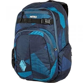 Nitro Snowboards Chase, Mochila Tipo Casual 35 litros, 51 cm, Fragments Blue