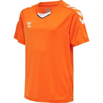Hummel hmlCORE XK Kid's Jersey - Orange Tiger, 6 Years, Male