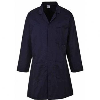 Bata de Laboratorio Estándar Portwest Azul Marino Talla XS