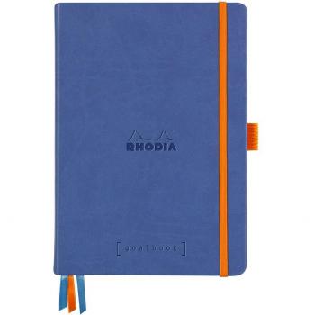 Cuaderno Goalbook rígido A5 - Rhodiarama - Dot (puntado) Azul zafiro