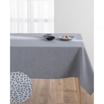 Mantel antimanchas jacquard Tormenta Antracita