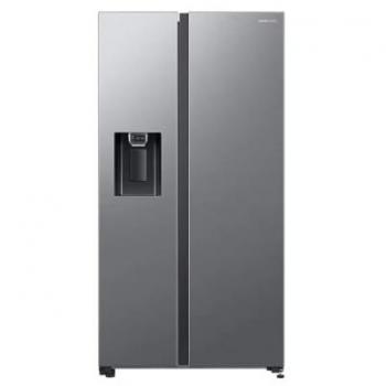 Frigorífico Americano Samsung Side by Side 628L Inox con Food Showcase y dispensador de agua y hielo