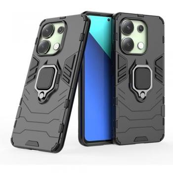 Funda Magnética Antigolpes con Anillo para Xiaomi Redmi Note 13 4G - Carcasa Rígida Resistente y Dura【Tecnología de Absorción de Golpes】