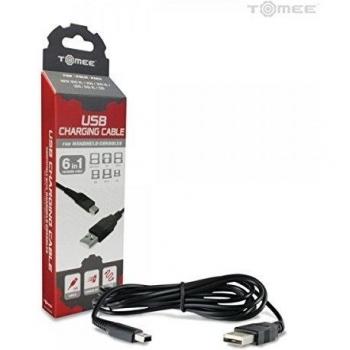 Tomee : Cable Cargador USB Para Consola De Videojuegos Nintendo 2ds, 3ds, 3ds Xl, Dsi, Dsi Xl, New ...