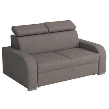 Sofá Columbus A105, Marrón, Tapiz Crown 4, 170x85x100cm, Patas de Plástico