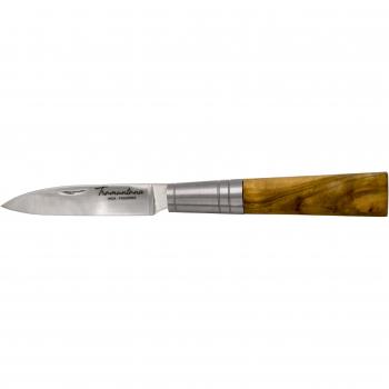Navaja Tramuntana Gallega TK-338 | Fabricación Española con Mango de Madera de Olivo y Hoja de Acero Inoxidable 420 de 7.8 cm