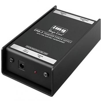 Alimentación Phantom 48V EMA-3 para Micrófonos Electret XLR