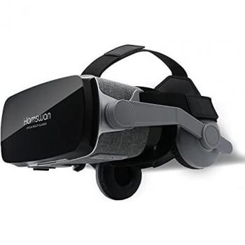 VOGMOGO Gafas 3D VR Gafas de Realidad Virtual, Gafas VR Glasses Visión Panorámico 360 Grado Película 3D Juego Immersivo para Móviles 4.7-6.6 Pulgada Android y Apple