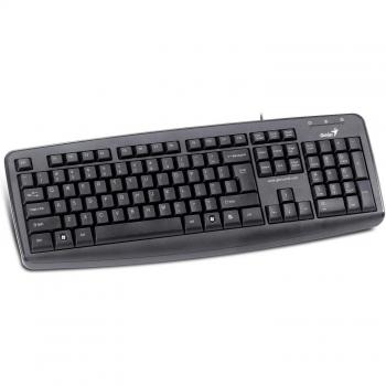 Genius KB-110X - Teclado (USB, USB, Negro, Estándar)