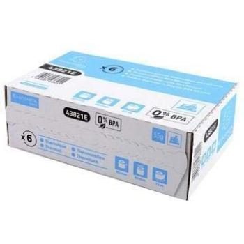 Rollo de Papel Térmico Exacompta 80mm x 80mm 55g/m2 Sin Bisfenol A