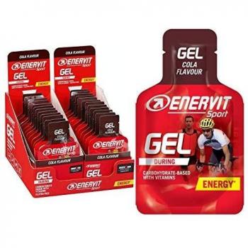 Enervit Enervitene Sport Gel Flavour Cola - Paquete de 24 gelatinas de 25 ml