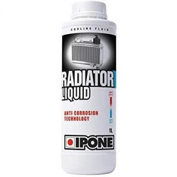 IPONE - Líquido refrigerante Moto - Radiator Liquid - Protección Anticongelante hasta -36 °C - Tecnología Anticorrosión - Listo para usar - Envase 1 Litro