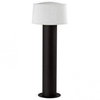 Bolardo de jardín LED Estructura Aluminio fundido Gris oscuro 1 bombilla 45cm IP44