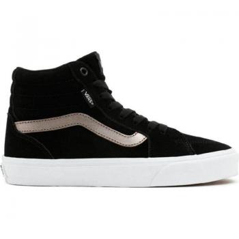Zapatillas deportivas de mujer y niña VANS OFF THE WALL FILMORE HI BOT W NEGRO-PLATA A801 - Talla 36