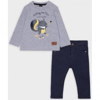 Street Monkey Conjunto bebé niño de algodón para niños de 3 meses a 6 años