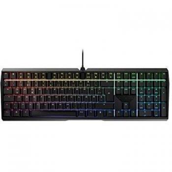 Teclado Gaming CHERRY MX BOARD 3.0 S - USB, QWERTZ Alemán, Iluminación RGB, Switches MX SILENT RED, Negro