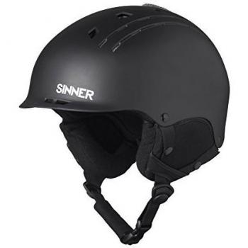 SINNER Pincher Unisex al Aire Libre Casco de esquí, Unisex, Color Negro, tamaño X-Large