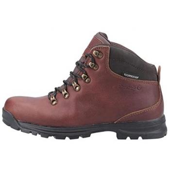 Cotswold Kingsway Waterproof Leather Hiking Boots for Men - Brown - Size UK 8