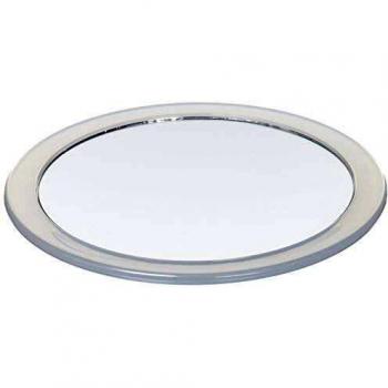 MSV MS1304/141403 - Espejo de Aumento con Ventosa Metal, 15 x 15 x 3 cm