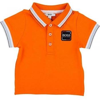 Boss Hugo - Polo para bebé con logotipo naranja 6 Meses