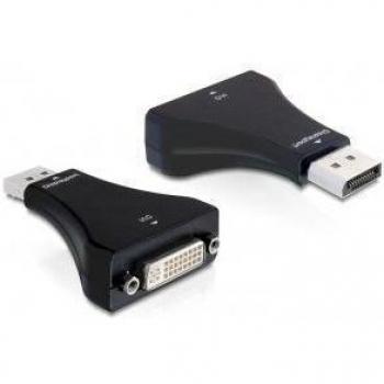 Delock adaptador Displayport DVI 24 + connettore en 5 Bu