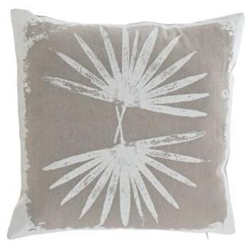 Cojín Home ESPRIT Blanco Beige Impreso Boho 45 x 45 cm
