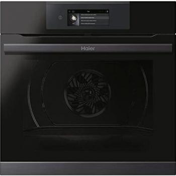 Haier I-Touch Series 4 HWO60SM5T9BH- Horno Multifunción, Pirolítico, Conectividad WIFI, Capacidad 70L, Sonda térmica, Cocción multinivel, 15 Funciones, Interfaz táctil, Clase A+, Negro