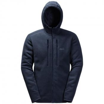 JACK WOLFSKIN MENS WESTFJORD FLEECE JACKET NIGHT BLUE