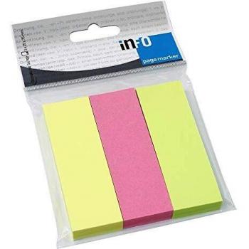 Global Notes Info Pack - Marcadores de Página 75 x 25mm
