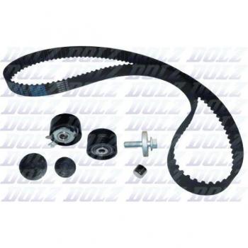 Kit de poleas con correa de distribución DOLZ SKD046
