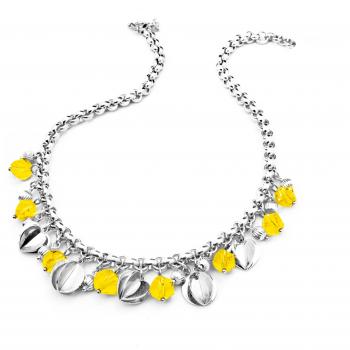 Collar Mujer Folli Follie Gargantilla Charms Plateada
