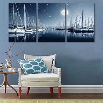 ZSH Terminal LED fibra óptica pintura, pintura decorativa, marco de imagen, decoración del salón dormitorio