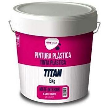 Industrias Titan. S.L Vh105327 - Pintura plast mate 5 kg bl int. vivahogar vivah