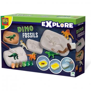 Juego de Ciencia SES Creative Fósiles de Dinosaurio - Incluye 1 Pieza, kit educativo para explorar fósiles de dinosaurios, ideal para niños, fomenta el aprendizaje y la creatividad