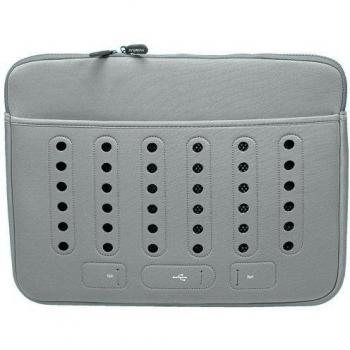 Mooster PCS71107MB54GY - Funda para ordenador portátil de hasta 15.6, color plateado