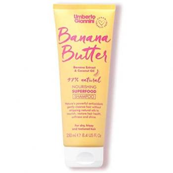 Champú nutritivo de mantequilla de plátano Umberto Giannini 250ml