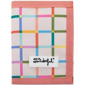 Monedero Velcro Urban Margarita Mr Wonderful Rosa Textil 24x12x8,5 Cms