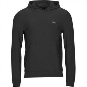 Guess Tech Stretch Hoodie Sweatshirt - Men's Regular Fit Black