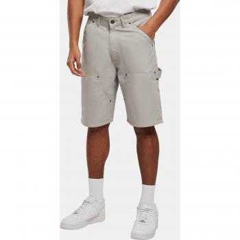 Urban Classics Men's Double Knee Carpenter Shorts - Light Asphalt
