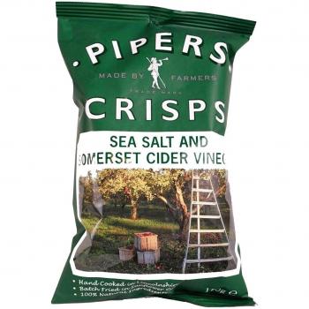 Pipers Crisps | Sea Salt & Somerset Cider V'Gr | 15 x 150G