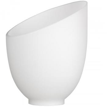 Pantalla de Lámpara Activejet Nikita Blanco Vidrio 26 x 12 x 12,5 cm