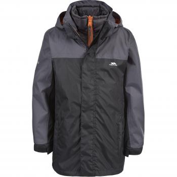 Trespass Maddox 3-en 1 chaqueta, unisex, color Negro - negro, tamaño talla: 7/8