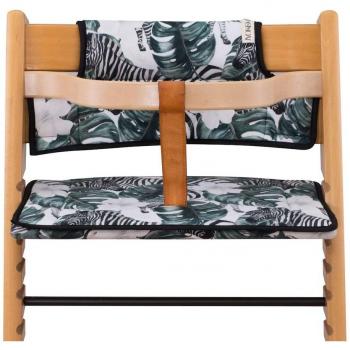 Cojín Jyoko para Trona Stokke Tripp Trapp Adaptable a Cada Etapa, Compatible con Stokke Tripp Trapp, Diseño Zebra