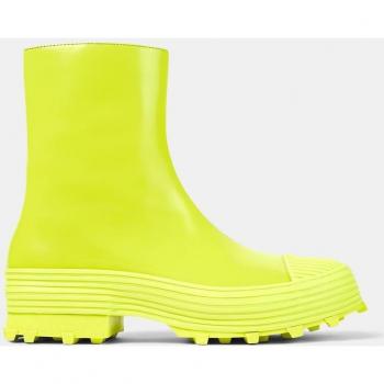 Camperlab Unisex Green Leather Ankle Boots with Zipper - Size 42