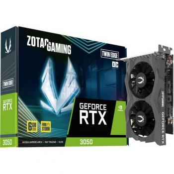 Zotac GeForce RTX 3050 TWIN EDGE OC, Tarjeta Gráfica 6GB GDDR6