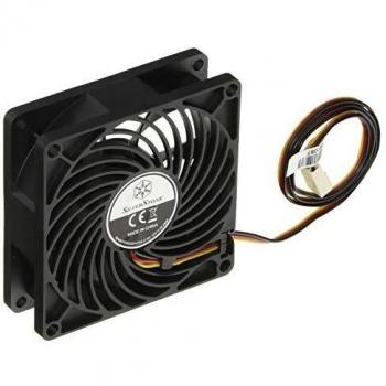 SilverStone SST-AP81 - Ventilador de 80mm para ordenador Air Penetrator, Alto flujo de aire