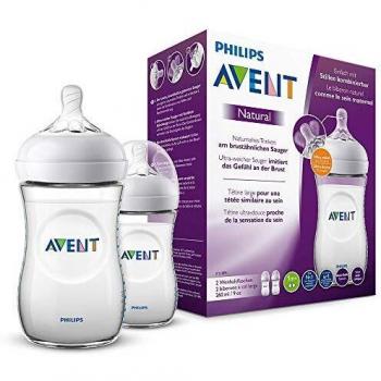 Biberón Natural Philips Avent 260 ml Pack de 2 Unidades