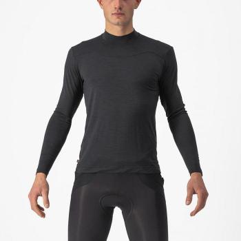 Camiseta Térmica de Manga Larga Castelli Bandito Wool Negra 2XL