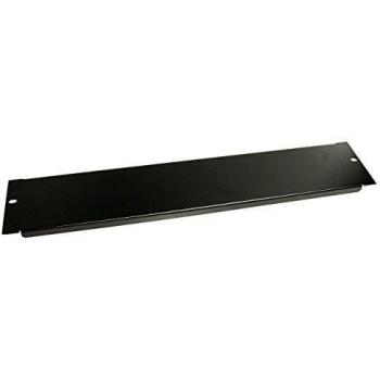 StarTech.com Panel Ciego para Rack 2U - Panel de Relleno de Acero para Racks o Armarios de Servidores de 19 pulgadas - Tapa Ciega para Rack Negra que mejora el Flujo de Aire