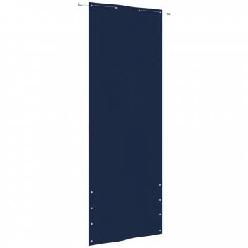 Toldo para balcón de tela Oxford azul 80x240 cm